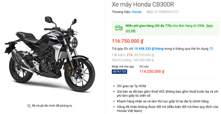 [Góc Motor] Nên chọn Honda CB300R hay CBF190TR?