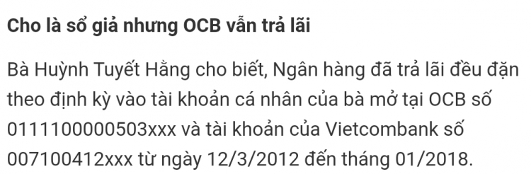 Bây giờ gửi tiền ở NH, rủi ro cao quá Bây giờ gửi tiền ở NH, rủi ro cao quá