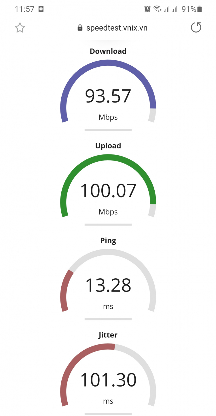 Internet Viettel dạo này tốt quá các anh nhẩy.