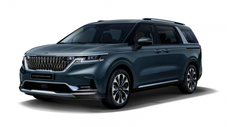 Kia Sedona 2021 lộ diện nội thất như xe sang Mercedes