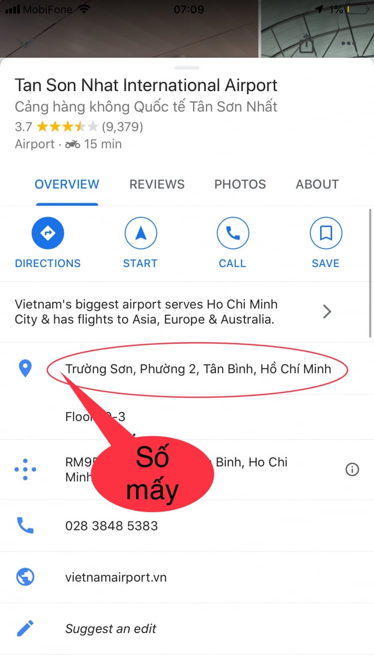 Xin hỏi địa chỉ chính xác sân bay Tân Sơn Nhất?