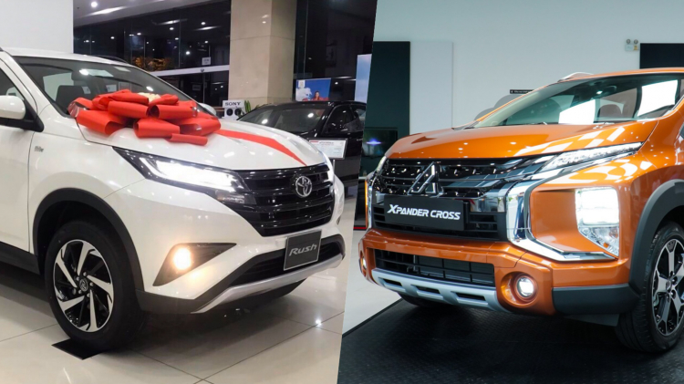 So sánh Toyota Rush và Mitsubishi Xpander Cross: thương hiệu hay theo số đông?