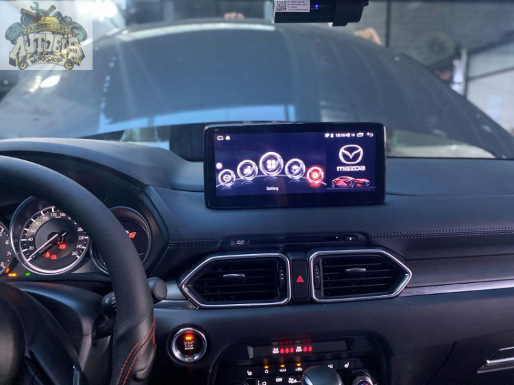 Đồ chơi cho Mazda CX8 - Cảm biến chân ga DTE, màn hình android Bravigo và camera Blackvue cho Mazda CX8
