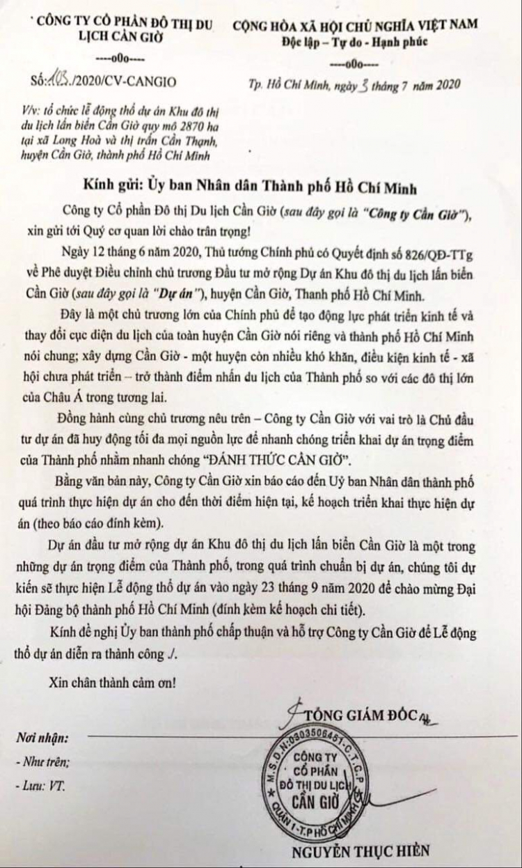 Cập nhật tình hình đất Huyện Cần Giờ Cập nhật tình hình đất Huyện Cần Giờ