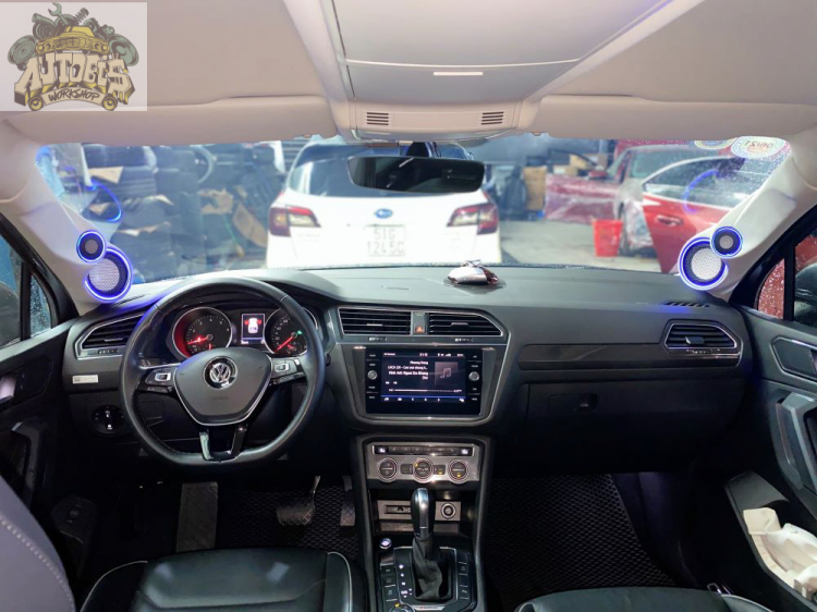 VW Tiguan với hệ thống âm thanh cao cấp tại AUTOBIS