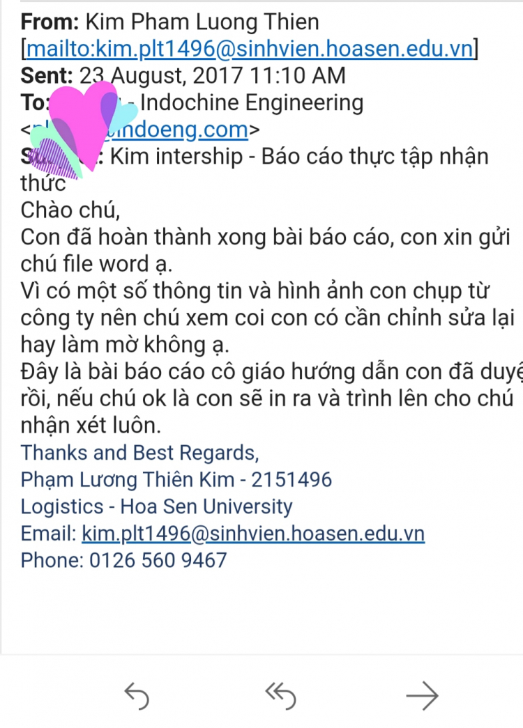 Xin thực tập ở cty thực phẩm. Xin thực tập ở cty thực phẩm.