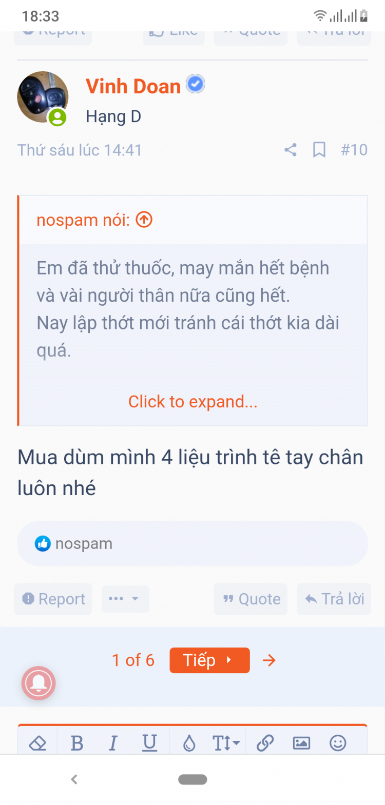 Thuốc đau nhức xương khớp và tê tay chân