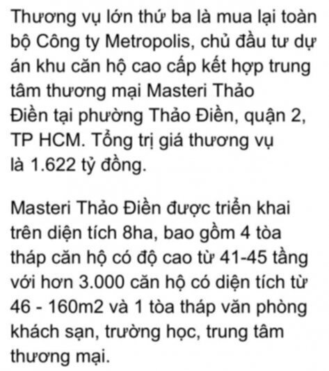 Cập nhập tiến độ MetroPolis Thảo điền - Masteri