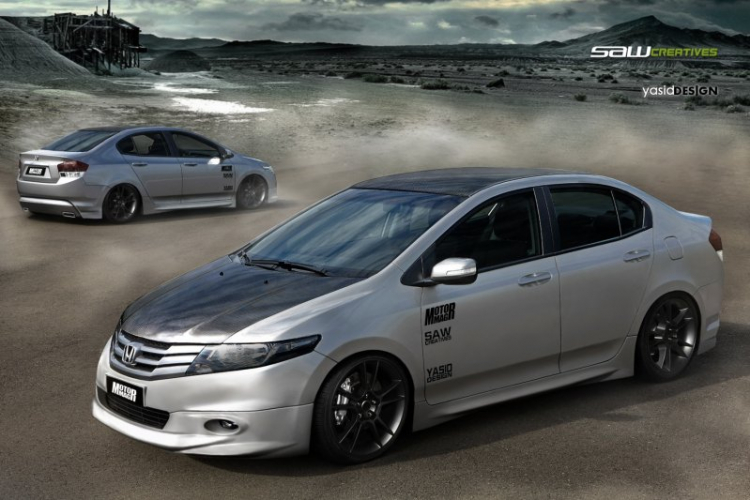 Honda City "lột xác" táo bạo qua xưởng độ Garage Phi Long