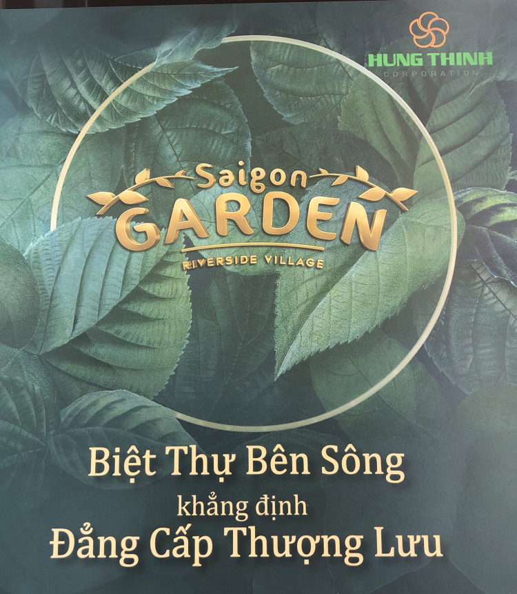 Biệt thự quận 9 Hưng Thịnh Saigon Garden Riverside Village