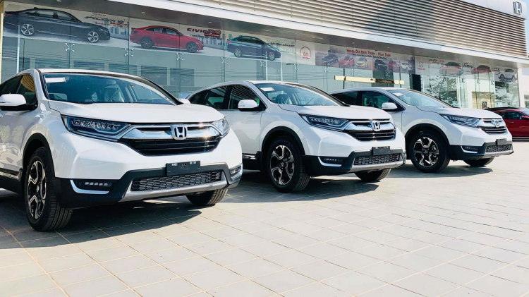 Honda CR-V có giữ giá trong phân khúc CUV 5 và 5+2 tại Việt Nam?