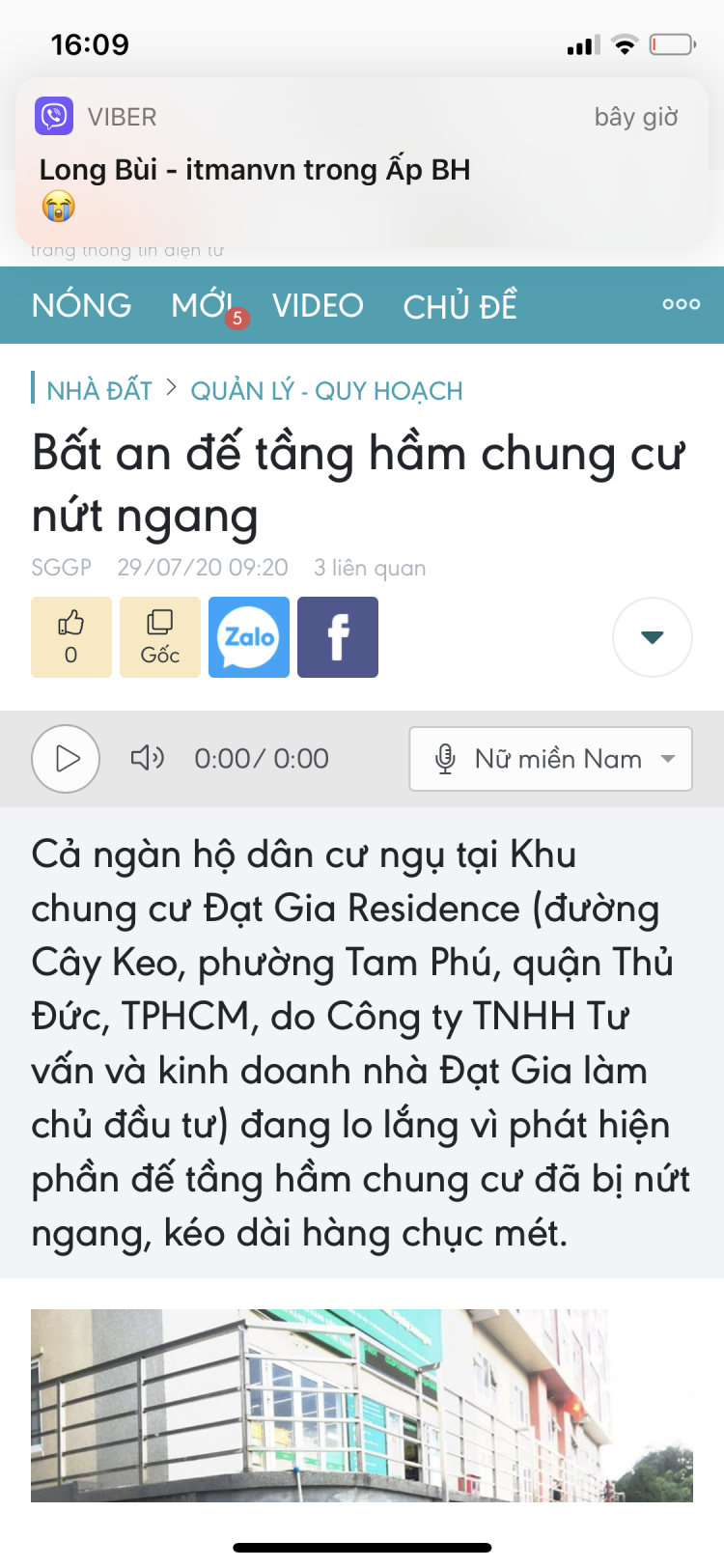 Các anh kỹ sư xây dựng cho ý kiến về vụ Nứt chung cư Đạt Gia Residence Thủ Đức