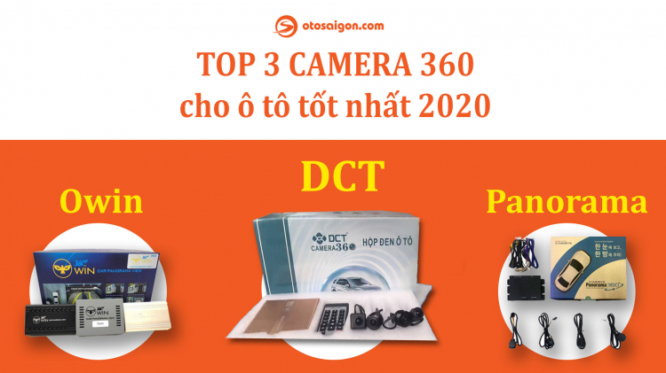 Top 3 camera 360 độ cho ô tô tốt nhất năm 2020