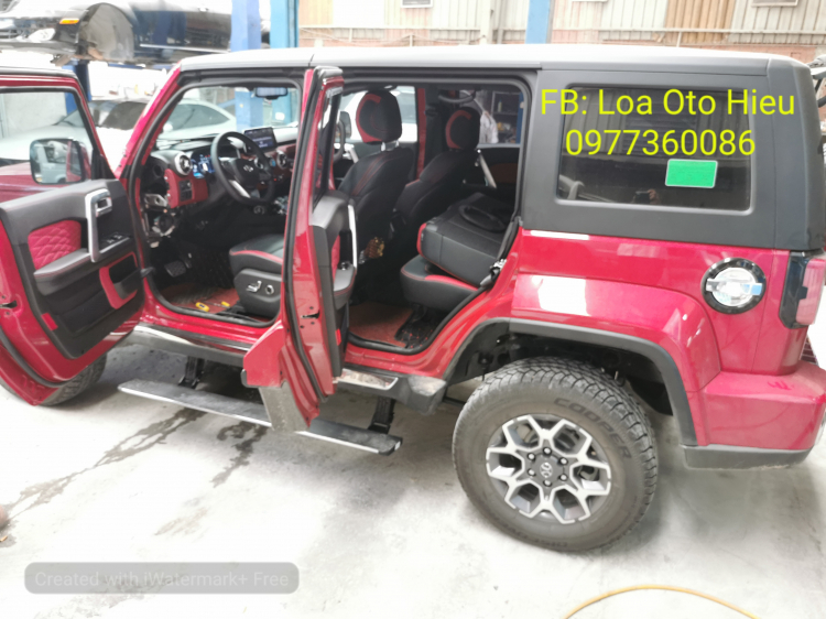 Jeep Baic địa hình độ âm thanh.