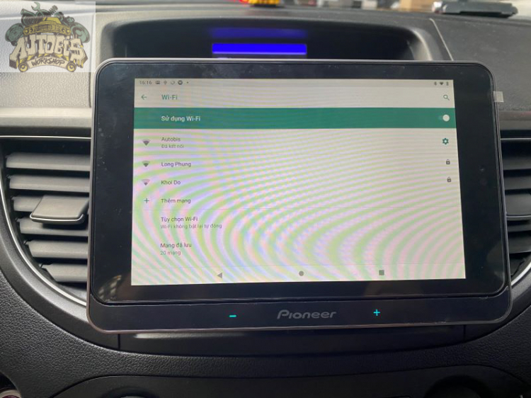 Màn hình chạy Android của Pioneer gắn cho Honda CRV