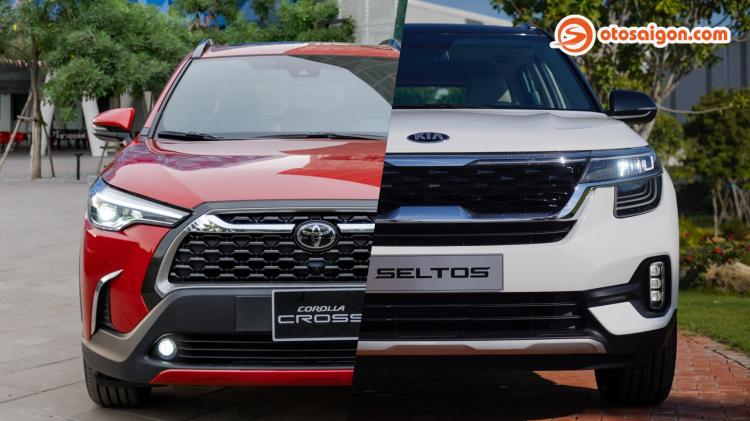 Cùng tầm giá 720 triệu, chọn Kia Seltos bản full hay Toyota Corolla Cross bản tiêu chuẩn?