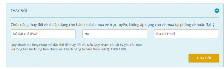 Cách đổi Thời gian bay của VNA (mua vé online) Cách đổi Thời gian bay của VNA (mua vé online)