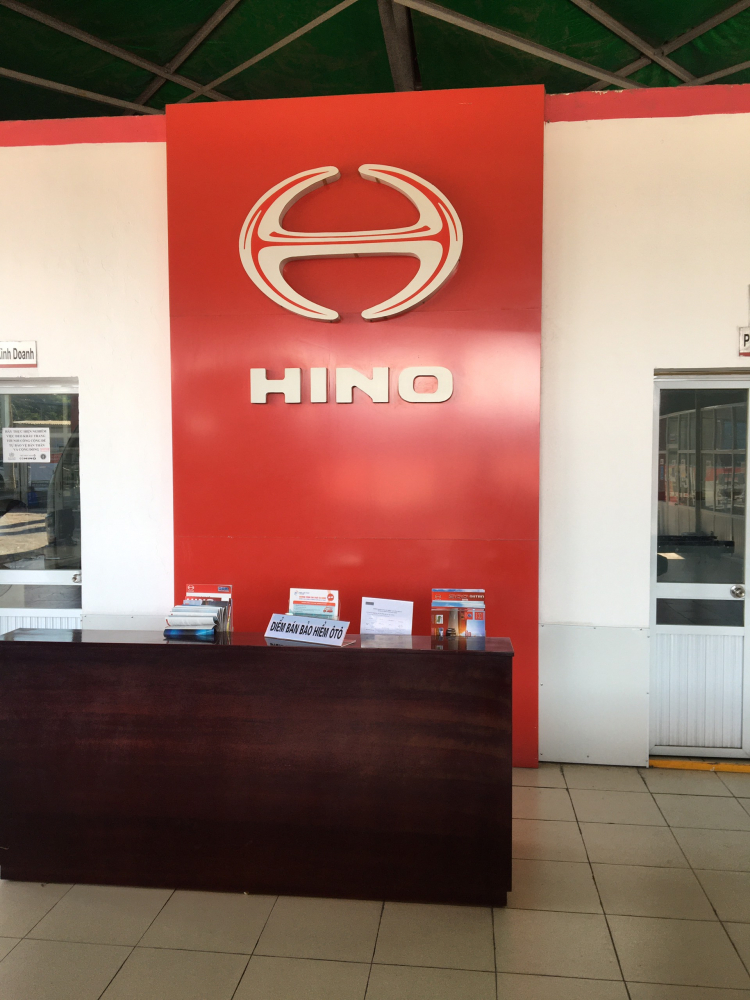 Garage Hino chính hãng tại Hải Phòng