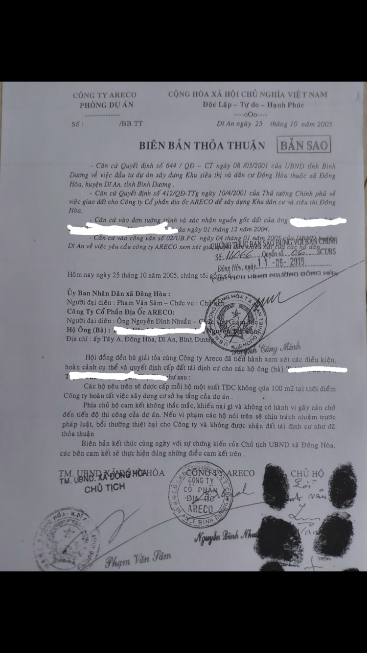 Nhờ tư vấn: Đi kiện đòi 3 suất tái định cư hay nhận 45 triệu ? Nhờ tư vấn: Đi kiện đòi 3 suất tái định cư hay nhận 45 triệu ?
