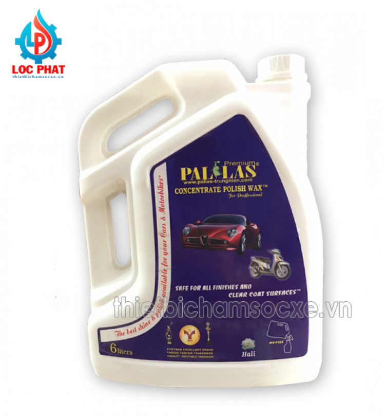 Dung dịch dưỡng bóng sơn pallas 6l