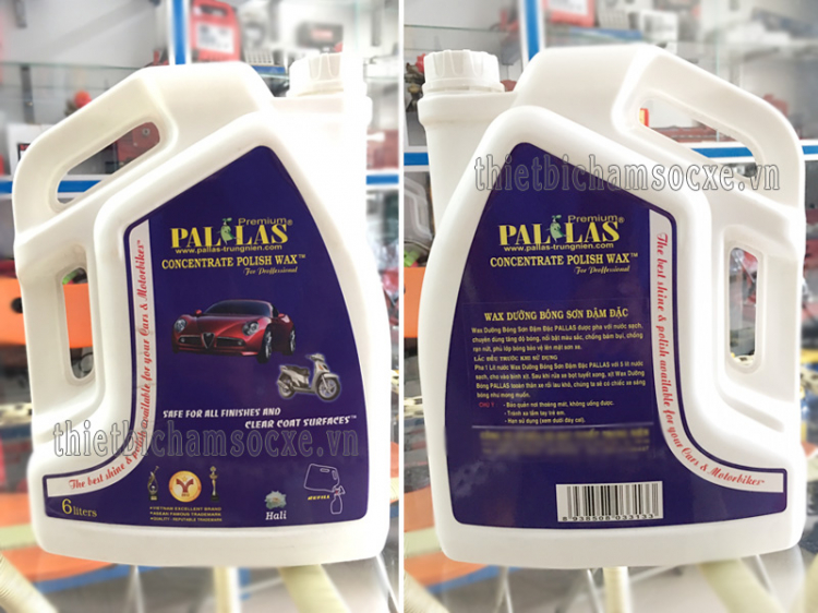 Dung dịch dưỡng bóng sơn pallas 6l