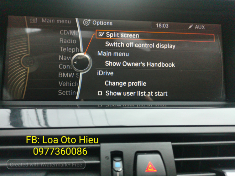 BMW seri 5 nâng cấp màn hình Android giữ nguyên zin cho xe.