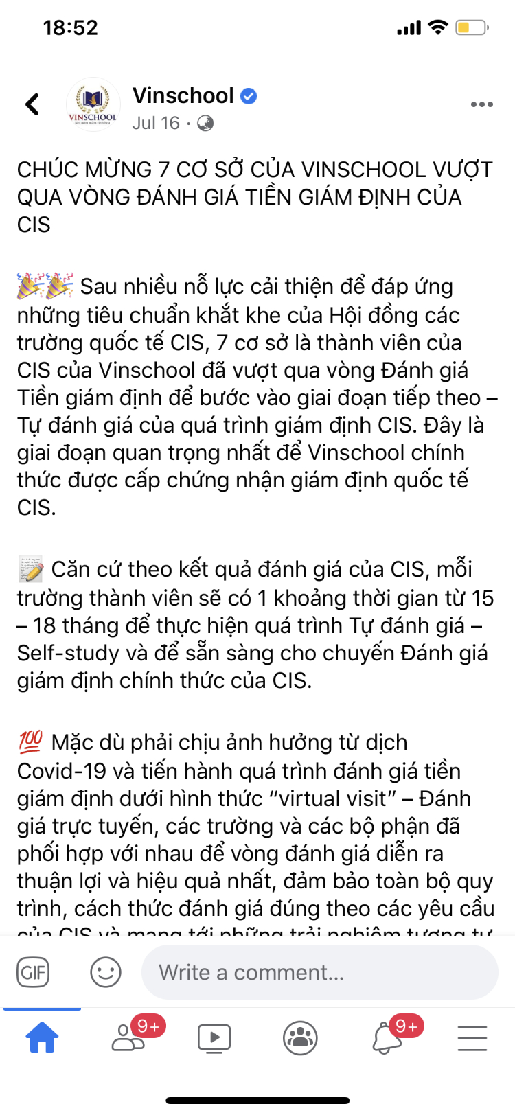 Vinschool những điều tốt