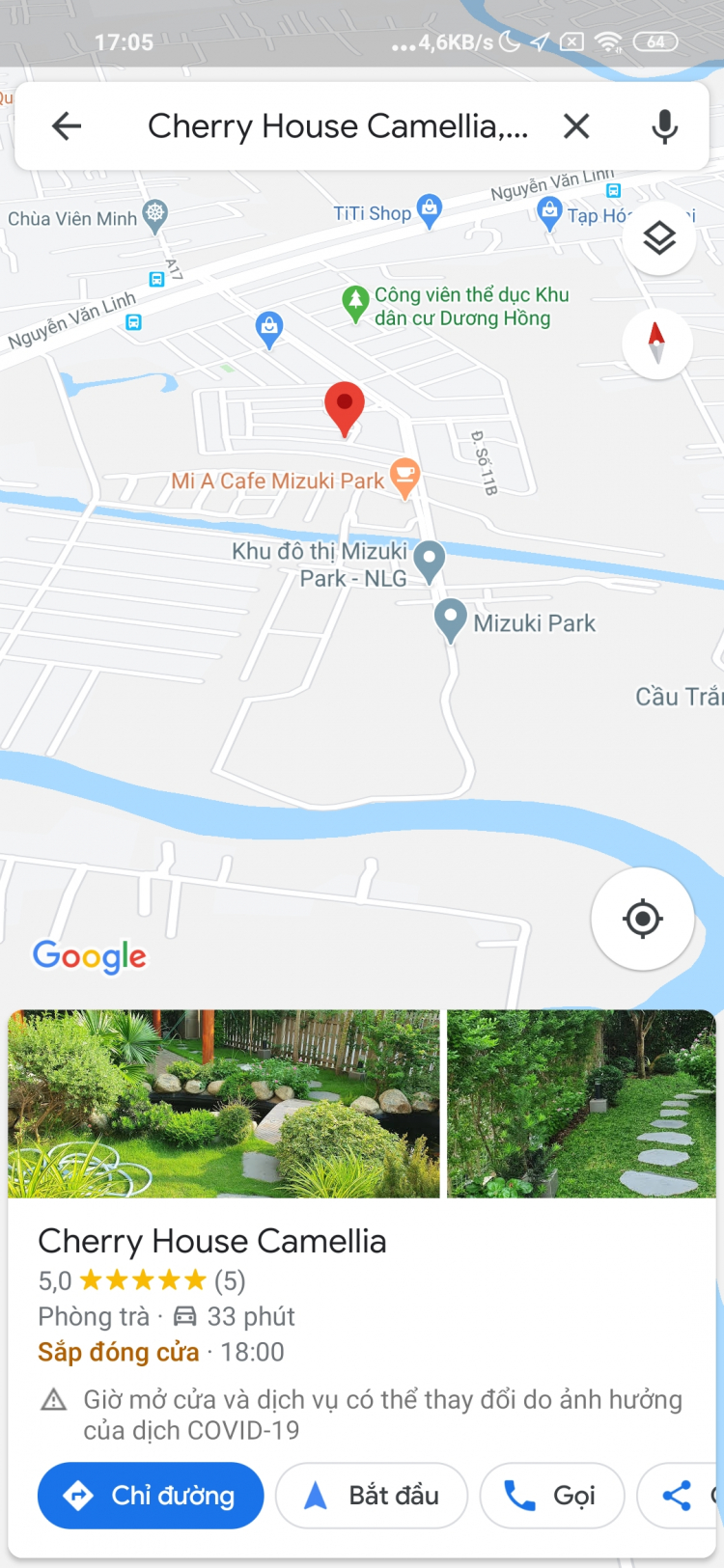 Hỏi về Gmap