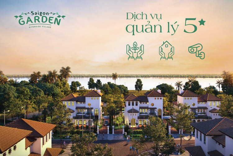 Sở hữu ngay đất nền biệt thự Hưng Thịnh quận 9 Saigon Garden Riverside Village