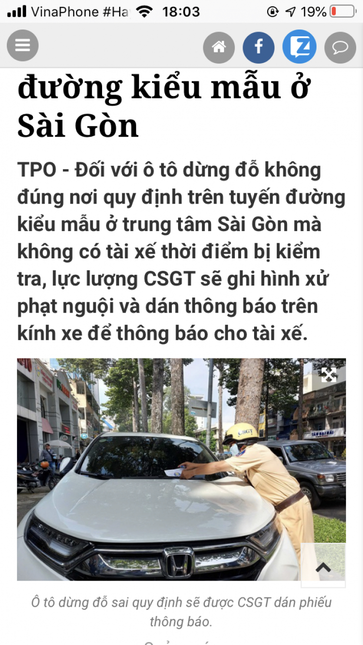 Thông báo vi phạm trên tuyến đường kiểu mẫu!