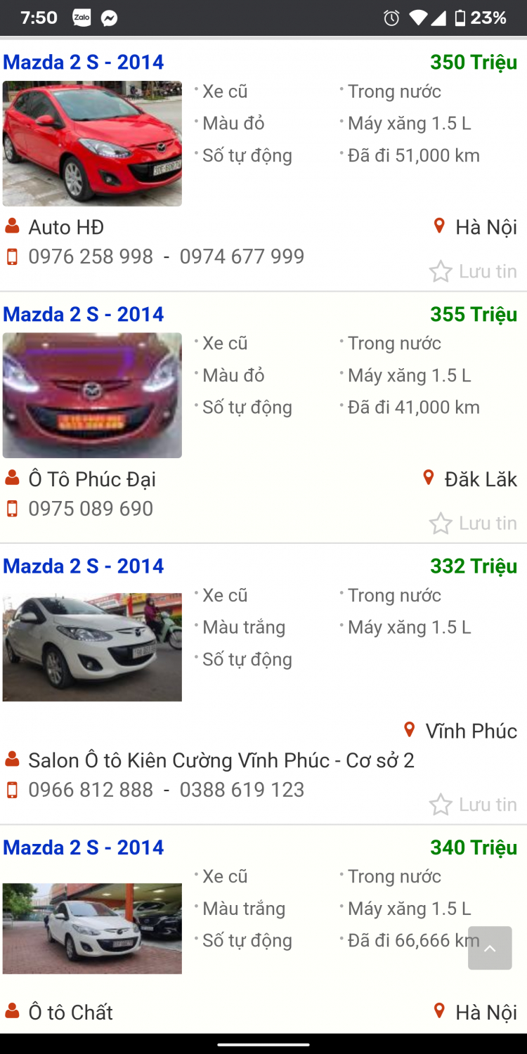 Mazda 2s hatchback 2014: odo 40.000km bán giá bao nhiêu hợp lý?