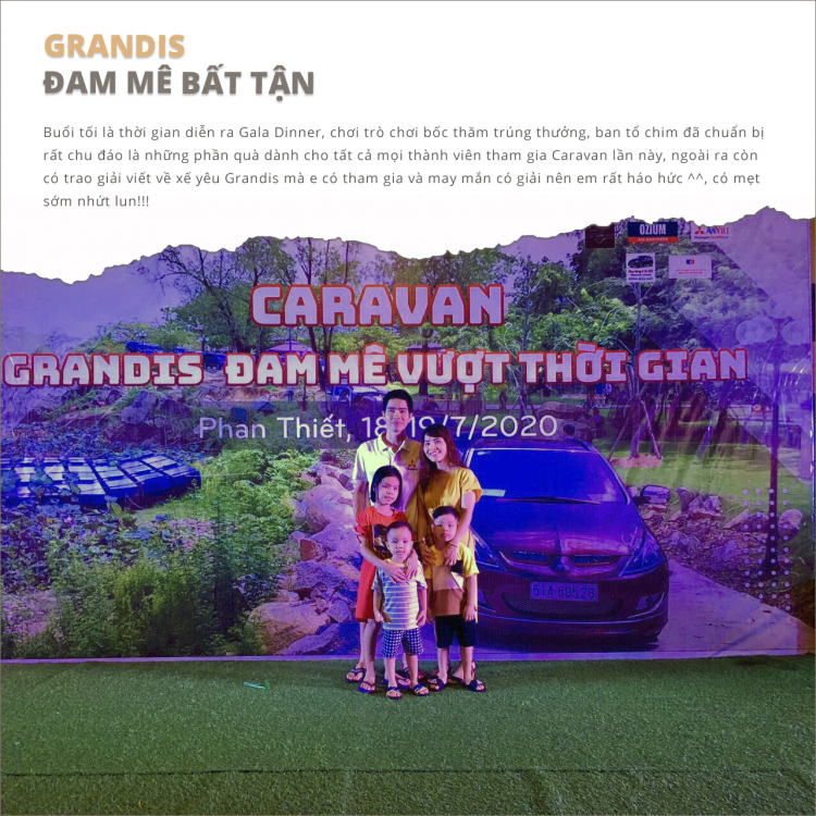 Caravan Sài Gòn - Phan Thiết "Grandis Đam Mê Vượt Thời Gian"