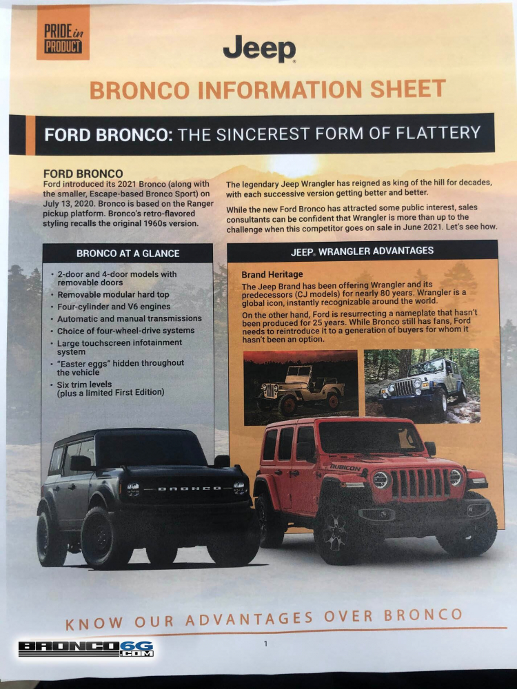 Jeep gọi Ford Bronco là "đồ bắt chước"