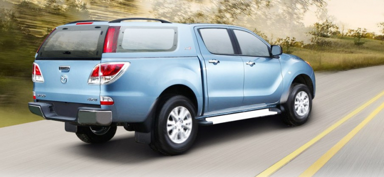 Lắp nắp thùng cho xe bán tải Mazda BT50, Nissan Navara,...