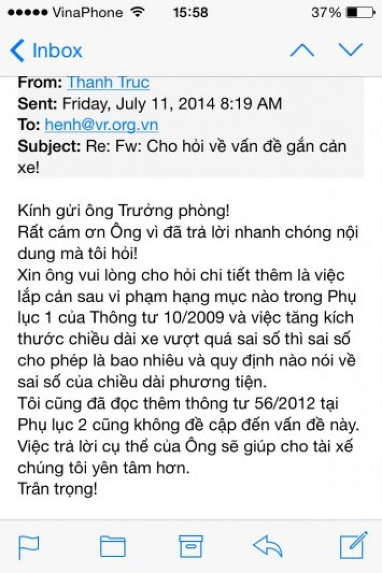 XXX phạt 3,7tr lỗi lắp thêm cản sau vào xe...