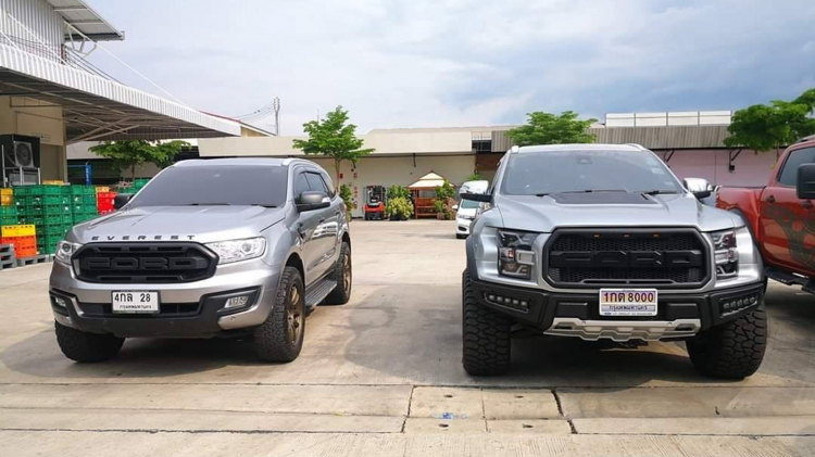 Người Thái độ phong cách F-150 Raptor cho Ford Ranger và Everest với chi phí khoảng 110 triệu đồng