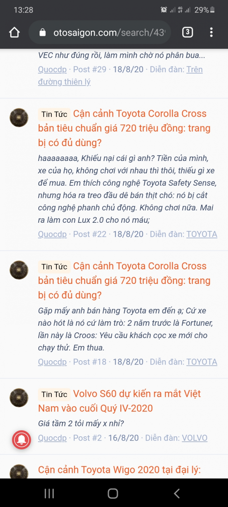 Chi tiết Toyota Corolla Cross 1.8V giá 820 triệu được đặt mua nhiều