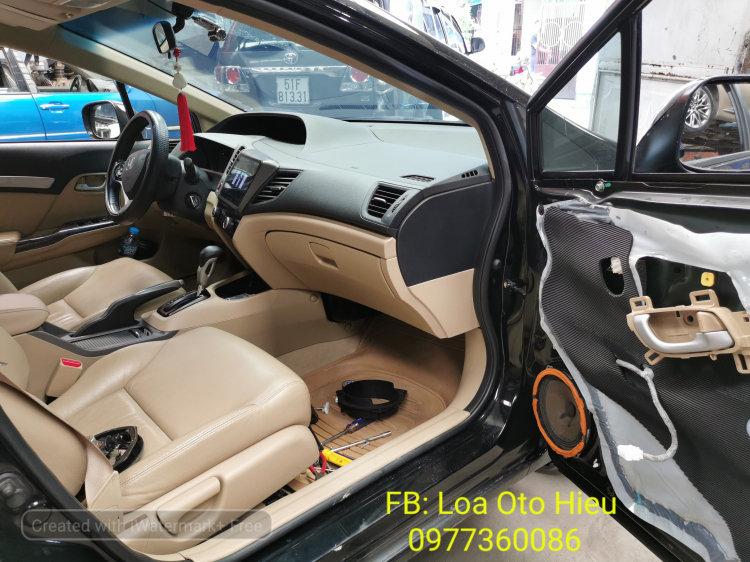 Honda Civic và âm thanh độ dành cho giới Audio Car.