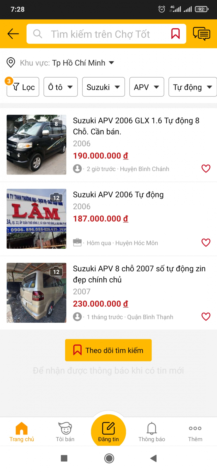 Xin tư vấn mua xe dưới 200 triệu