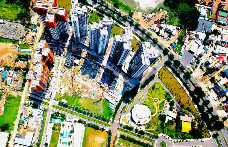 Eco Green Saigon Quận 7 - Phần 7: Tiến độ Tháng 4/2021 Eco Green Saigon Quận 7 - Phần 7: Tiến độ Tháng 4/2021
