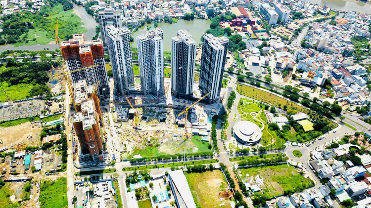 Eco Green Saigon Quận 7 - Phần 7:  Tiến độ Tháng 4/2021