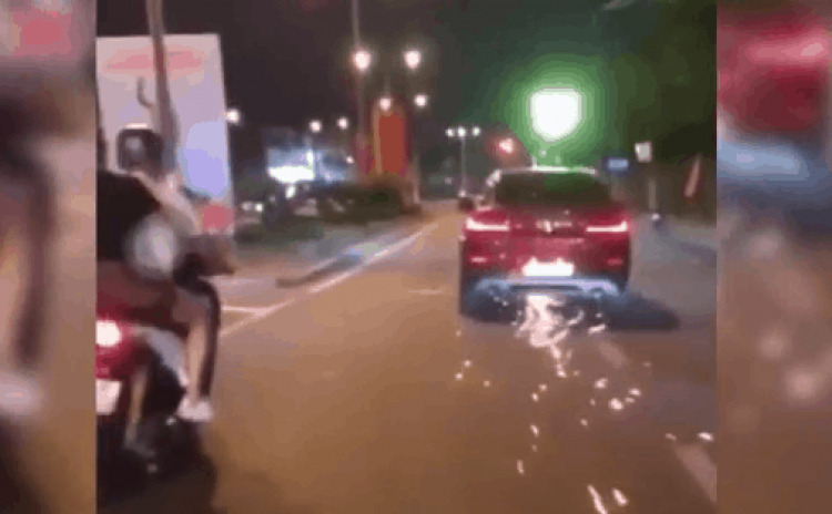 Nữ tài xế lái BMW say xỉn gây tai nạn rồi bỏ chạy ở TP.HCM