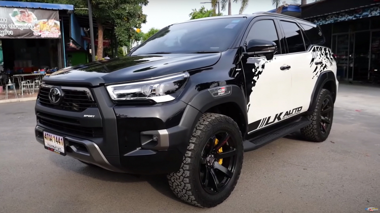 Dân chơi Thái “lên đầu” Hilux 2021 cho Fortuner