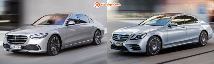 So sánh Mercedes-Benz S-Class 2021 với đời cũ: Trẻ trung và hiện đại hơn