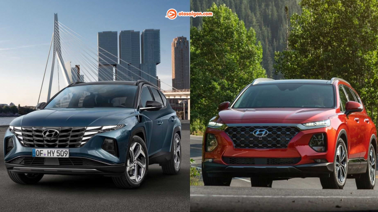 So sánh Hyundai Tucson 2021 và Hyundai Santa Fe 2020: Xe nào dành cho ai?
