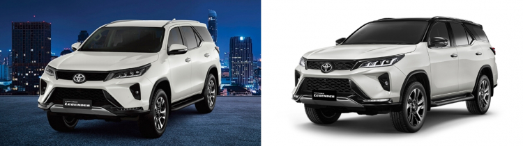 Toyota Fortuner 2021 tại Việt Nam khác gì bản ở Thái Lan?