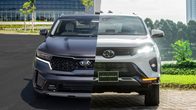So sánh Kia Sorento và Toyota Fortuner Legender: chọn xe 7 chỗ máy dầu nào trong tầm giá 1,4 tỷ đồng?