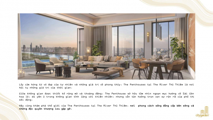 Penthouse Q2 có sân vườn