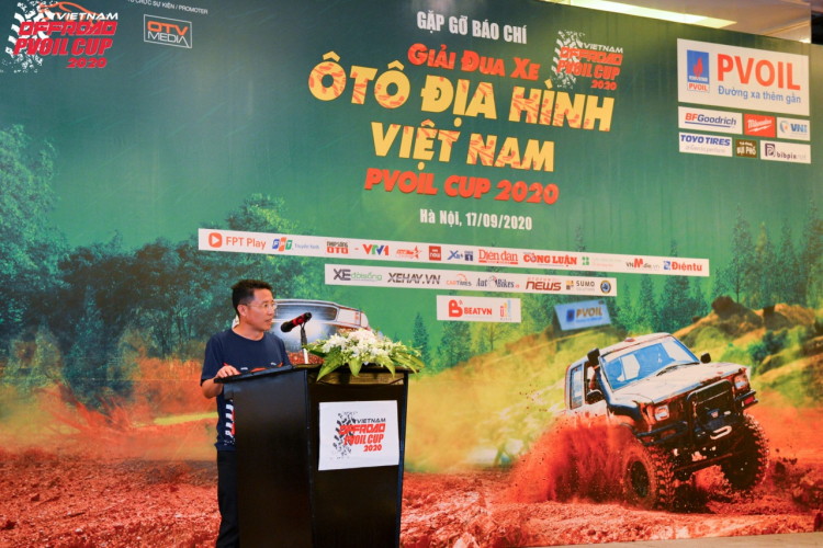 Khởi động “Giải đua xe ô tô địa hình Việt Nam PVOIL CUP 2020”
