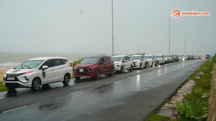 Offline Mitsubishi Xpander- Biển Hè Hội Tụ với hơn 80 xe tham dự